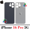 iPhone 16 Pro 5G 2024 A3293 - TAPA TRASERA COMPATIBLE CON LOGO - TITANIO NATURAL
