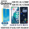 SAMSUNG S20 FE 4G G780F G780 / S20 FE 5G G781 G781B - PANTALLA service pack CON MARCO NAVY BLUE