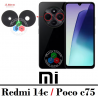 Xiaomi Redmi 14C 2411DRN47C 2409BRN2CA / Poco c75 - cristal lente de camara ( set 2 pcs )