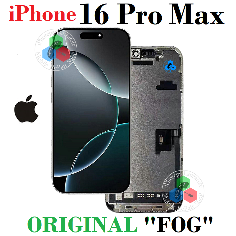 iPhone 16 Pro Max 5G 2024 A3296 - PANTALLA original fog refurbished