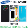 SAMSUNG S10e G970 G970F - PANTALLA ORIGINAL SERVICE PACK MARCO SILVER