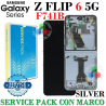 SAMSUNG Z Flip6 5G 2024 F741B F741 - PANTALLA SERVICE PACK CON MARCO SILVER