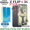 SAMSUNG Z Flip6 5G 2024 F741B F741 - PANTALLA SERVICE PACK CON MARCO AMARILLO
