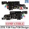 ZTE Blade V50 Vita 8550  Zte V50 Design - PLACA DE CARGA - COMPATIBLE
