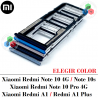 Xiaomi Redmi Note 10 4G / Redmi Note 10 Pro 4G / Redmi NOTE 10s / Redmi a1 / Redmi a1 Plus - BANDEJA SIM + micro sd