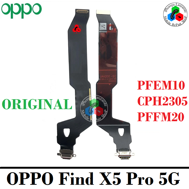 Oppo Find X5 Pro 5G 2022 ( PFEM10 CPH2305 PFFM20 ) - FLEX DE CARGA ORIGINAL