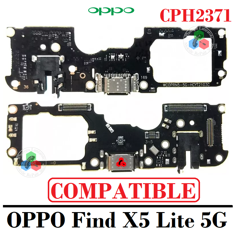 Oppo Find X5 Lite 5G 2022 CPH2371 - PLACA DE CARGA compatible