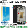 Samsung A35 5G 2024 A356B A356 - PANTALLA SERVICE PACK CON MARCO NEGRO