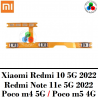 Xiaomi Redmi 10 5G 2022 / Poco M4 5G 2022 / Poco M5 4G 2022 / Redmi Note 11E 5G  - FLEX POWER ENCENDIDO + VOLUMEN