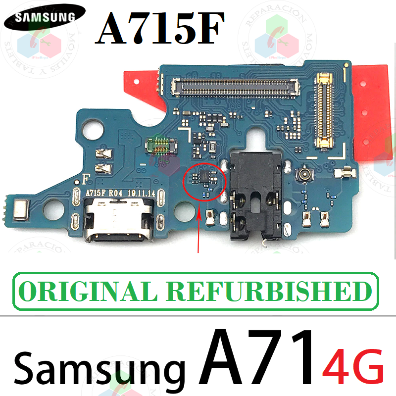 SAMSUNG A71 4G 2020 A715F A715 - PLACA DE CARGA ORIGINAL refurbished