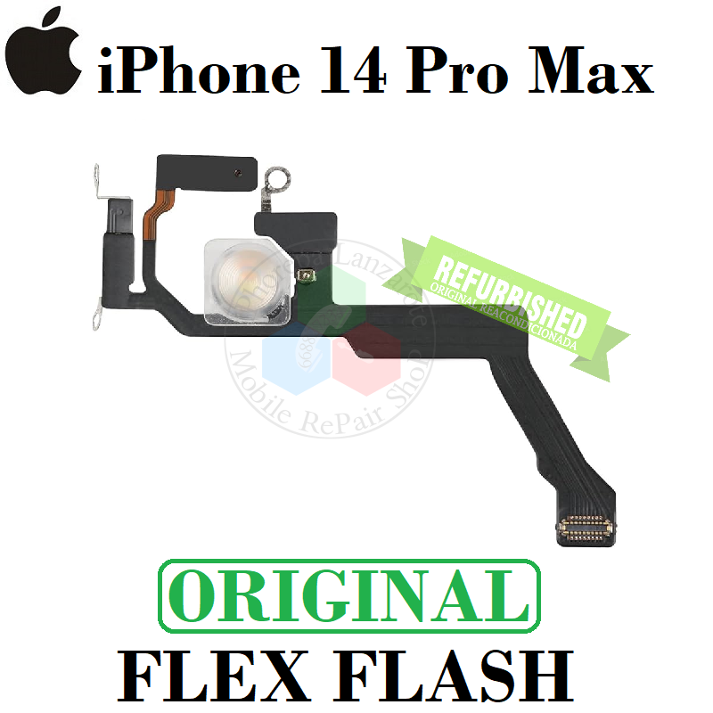 iPhone 14 Pro Max 5G 2022 A2894 - FLEX FLASH DE CAMARA / LINTERNA - ORIGINAL REFURBISHED