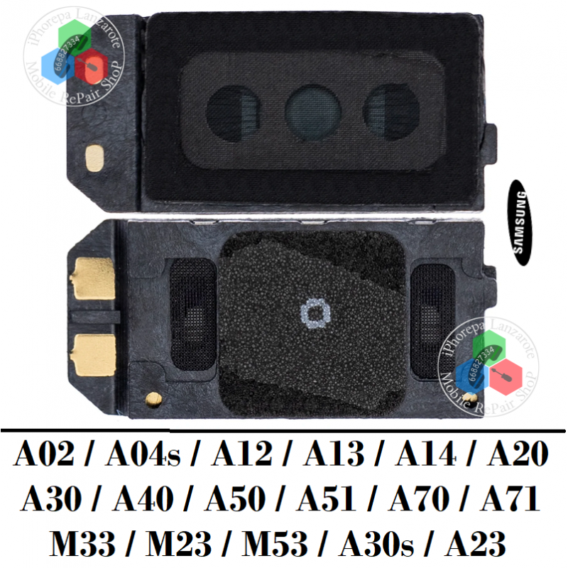 SAMSUNG A02 / A04s / A12 / A13 / A14 / A20 / A30 / A40 / A50 / A51 / A70 / A71 / M33 / M23 / M53 / A30s / A23 4G/5G - AURICULAR