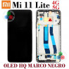 Xiaomi Mi 11 Lite 4G M2101K9AG / Mi 11 Lite 5G M2101K9G - PANTALLA OLED HQ CON MARCO NEGRO