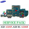 SAMSUNG A52 4G A525F / A52 5G A526B - PLACA DE CARGA ORIGINAL SERVICE PACK