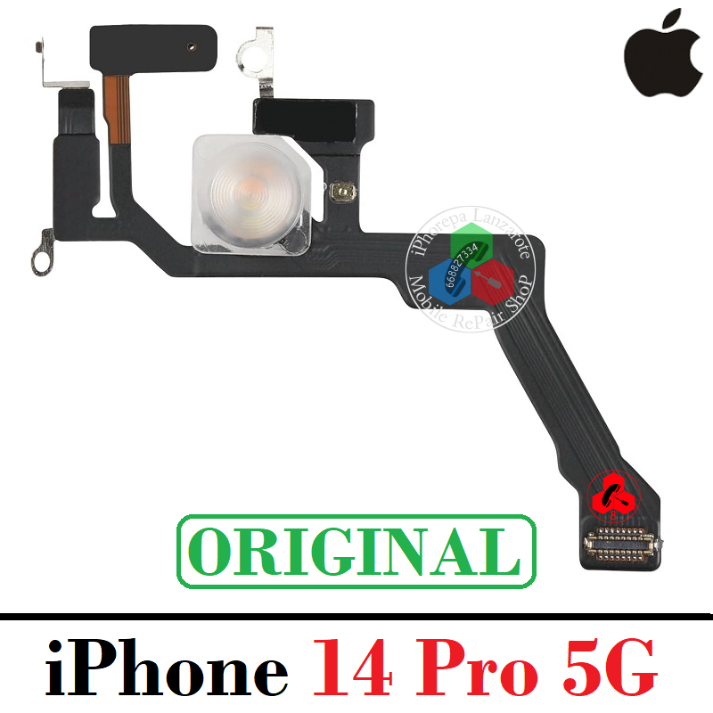 iPhone 14 Pro 5G 2022 A2890 - FLEX FLASH DE CAMARA / LINTERNA - ORIGINAL REFURBISHED