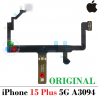 iPhone 15 Plus 5G 2023 A3094 - FLEX FLASH DE CAMARA / LINTERNA + microfono - original refurbished