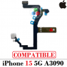 iPhone 15 5G 2023 A3090 - FLEX FLASH DE CAMARA / LINTERNA + microfono - compatible