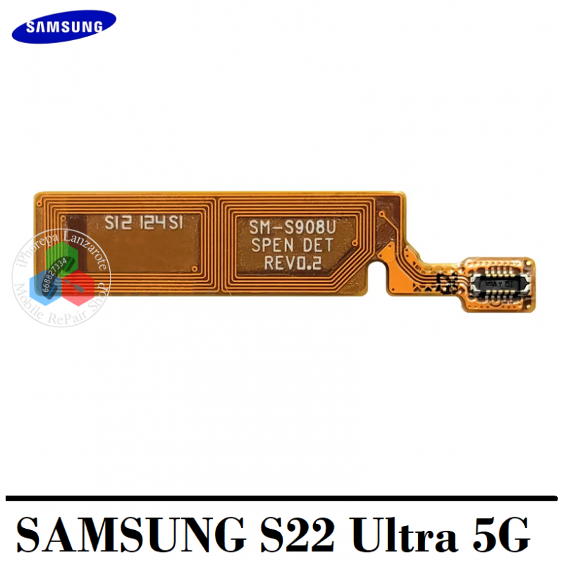 Samsung S22 Ultra 5G S908B 2022 - antena conexion nfc carga inalambrica S PEN