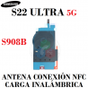 SAMSUNG S22 Ultra 5G 2022 S908B S908 - ANTENA NFC CARGA INALAMBRICA - ORIGINAL
