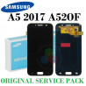 SAMSUNG A5 2017 A520F a520 - PANTALLA original SERVICE PACK NEGRO