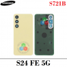 SAMSUNG S24 FE 5G S721B S721 - TAPA TRASERA CON LENTE + LOGO - AMARILLO