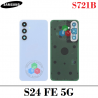 SAMSUNG S24 FE 5G S721B S721 - TAPA TRASERA CON LENTE + LOGO - AZUL