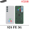SAMSUNG S24 FE 5G S721B S721 - TAPA TRASERA CON LENTE + LOGO - GRIS