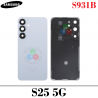 SAMSUNG S25 5G S931B S931 - TAPA TRASERA CON LENTE + LOGO - AZUL CLARO
