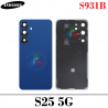 SAMSUNG S25 5G S931B S931 - TAPA TRASERA CON LENTE + LOGO - AZUL OSCURO