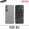 SAMSUNG S25 5G S931B S931 - TAPA TRASERA CON LENTE + LOGO - PLATEADO