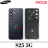 SAMSUNG S25 5G S931B S931 - TAPA TRASERA CON LENTE + LOGO - TITANIO