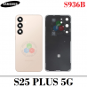 SAMSUNG S25 PLUS+ 5G S936B S936 - TAPA TRASERA CON LENTE + LOGO - ORO ROSA