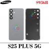 SAMSUNG S25 PLUS+ 5G S936B s936 - TAPA TRASERA CON LENTE + LOGO - PLATEADO