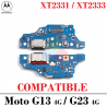 Motorola Moto G13 4G 2023 XT2331 / G23 4G 2023 XT2333 - PLACA DE CARGA TIPO C - COMPATIBLE