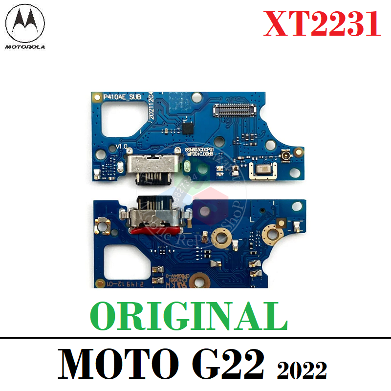 MOTOROLA MOTO G22 2022 XT2231 - PLACA DE CARGA TIPO C - ORIGINAL