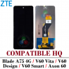 ZTE Blade A75 4G Z2359 / V60 Vita Z2350 / V60 Design / V60 Smart / Axon 60 Lite - PANTALLA COMPATIBLE HQ SIN MARCO