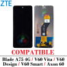 ZTE Blade A75 4G Z2359 / V60 Vita Z2350 / V60 Design / V60 Smart / Axon 60 Lite - PANTALLA COMPATIBLE SIN MARCO