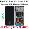 Oppo Find X3 Lite 5G 2021 CPH2145 / Reno 5 5G / Realme GT Master Edition RMX3360 / RMX3363 - PANTALLA OLED HQ con MARCO