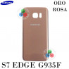 SAMSUNG S7 EDGE G935 g935f - TAPA TRASERA ORO ROSA