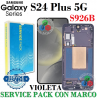 Samsung S24 Plus 5G 2024 S926B S926 - Pantalla Service Pack con marco violeta