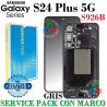 Samsung S24 Plus 5G 2024 S926B S926 - Pantalla Service Pack con marco GRIS