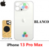 iPhone 13 PRO MAX - TAPA TRASERA CON LOGO HUECO GRANDE - BLANCO