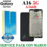 SAMSUNG A16 5G 2024 A166B / A166 - PANTALLA SERVICE PACK CON MARCO