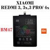 XIAOMI REDMI 3/ 3 PRO/ 3s/ REDMI 4x - BM47 - BATERÍA compatible