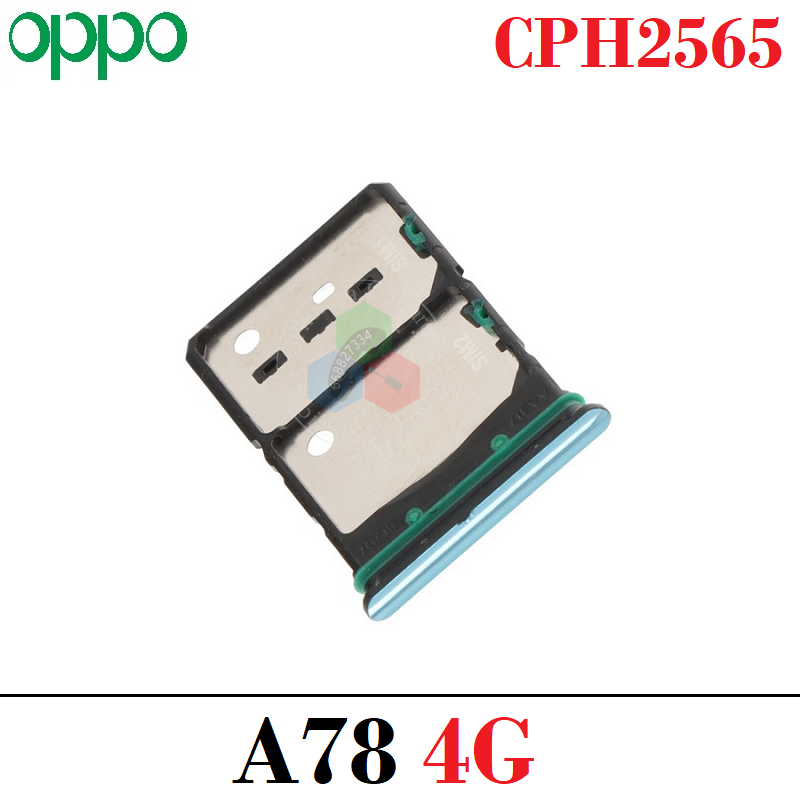 Oppo A78 4G 2023 CPH2565 - BANDEJA DUAL SIM + MICRO SD - VERDE