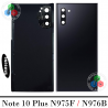 Samsung Note 10 Plus / NOTE 10+ N975 N976 - TAPA TRASERA NEGRO + LENTE + EMBELLECEDOR - COMPATIBLE