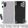 Samsung Note 10 Plus / NOTE 10+ N975 N976 - TAPA TRASERA BLANCO + LENTE + EMBELLECEDOR - COMPATIBLE