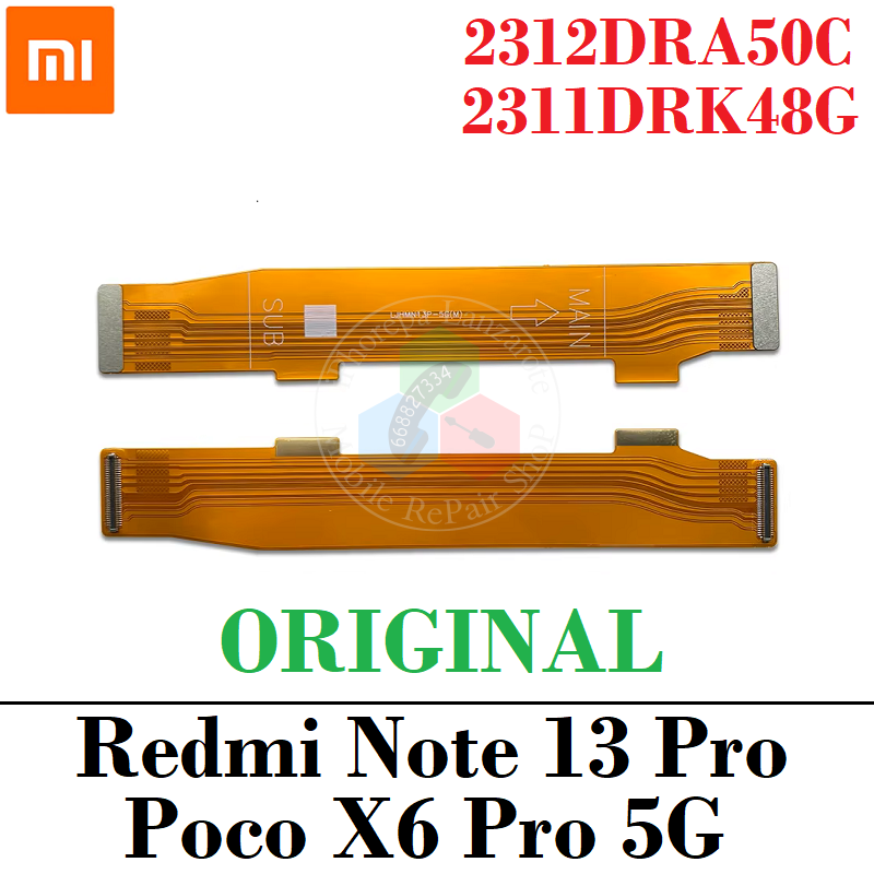 Xiaomi Redmi Note 13 Pro 5G 2023 2312DRA50C / Poco X6 Pro 5G 2024 2311DRK48G - FLEX DE CONEXION A PLACA - ORIGINAL