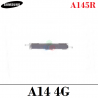 SAMSUNG A14 4G 2023 A145R A145 - BOTON PULSADOR VOLUMEN - SILVER PLATEADO