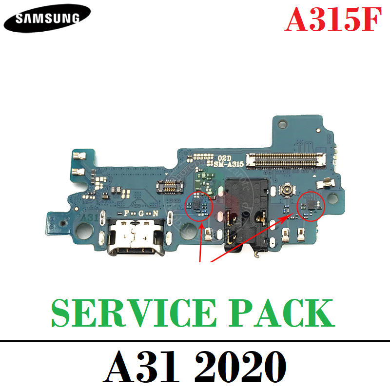 SAMSUNG A31 2020 A315 a315f - PLACA DE CARGA ORIGINAL service pack